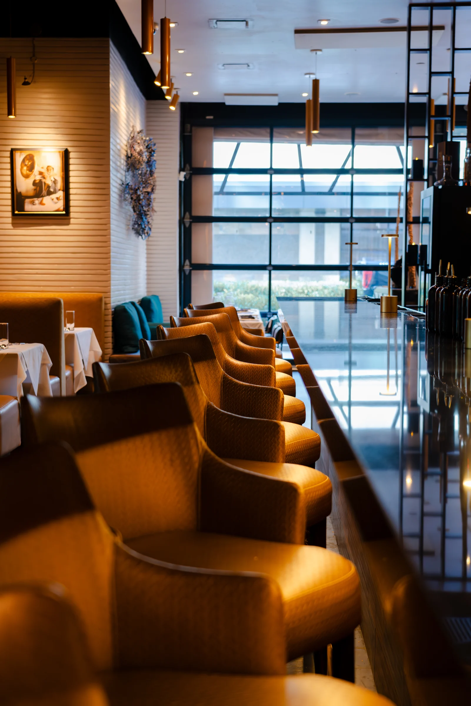 Nan Thai Buckhead dining room in natural light